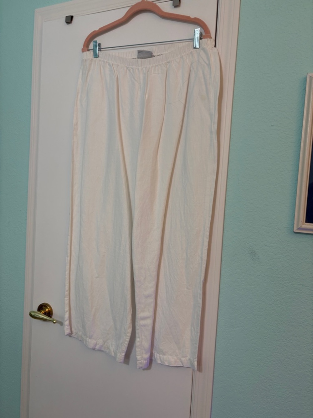 Hot cotton wide leg pants